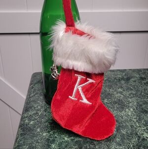 Red Stocking with White Fur Trim